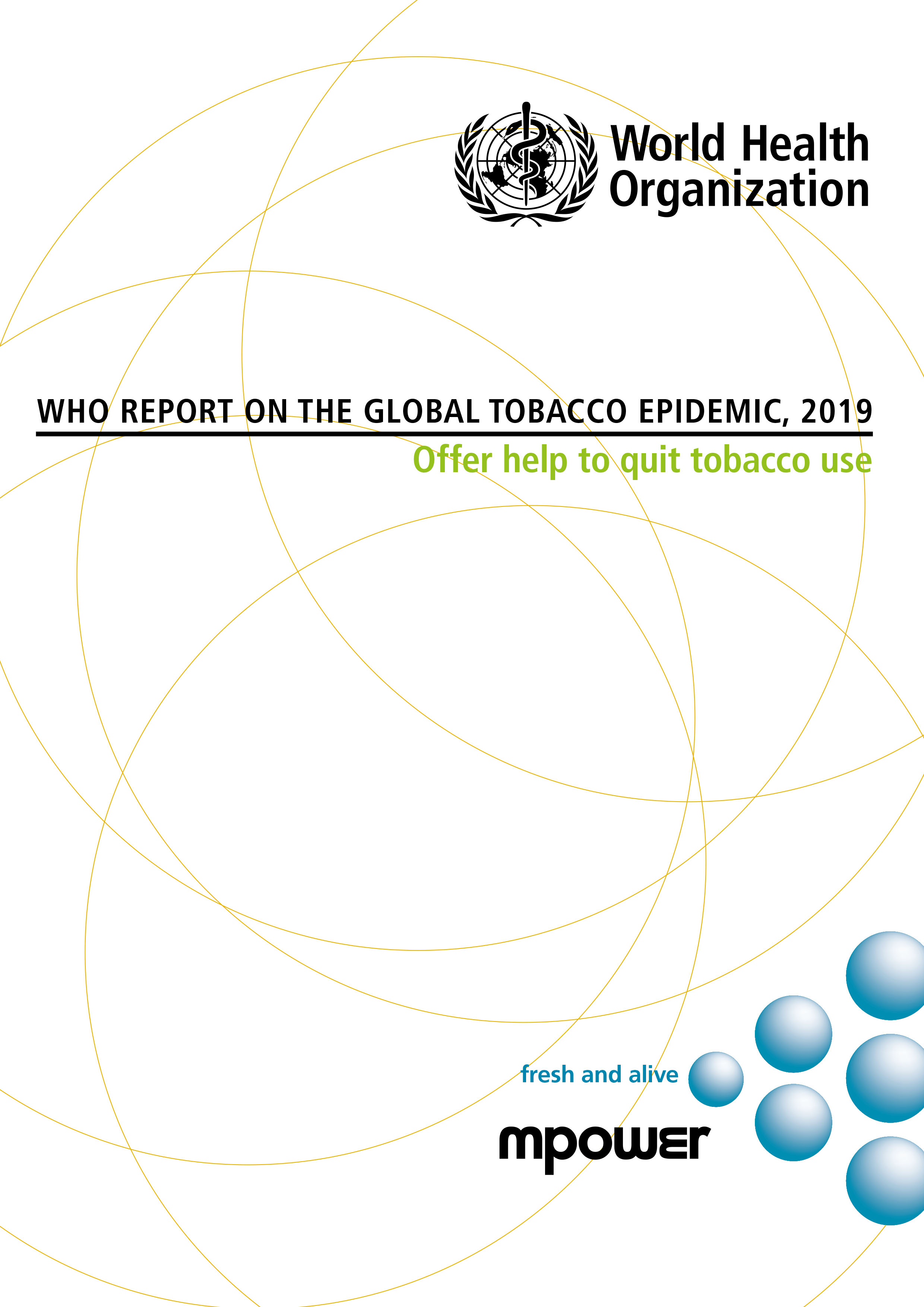 WHO report on global tobacco epidemic 2019